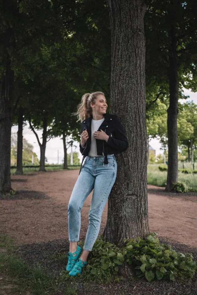 Сандалии для женщин и мужчин ZAQQ QLEAR Turquoise (бирюзовый цвет), фото 9