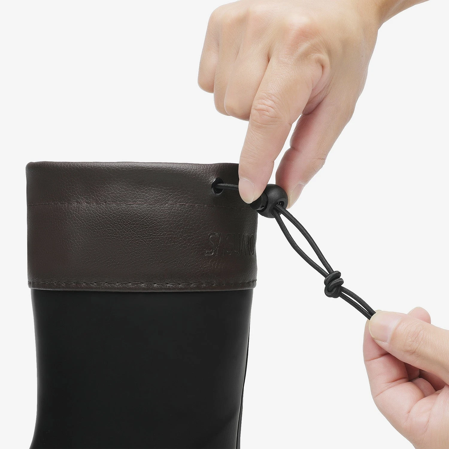 Резиновые сапоги Saguaro Brisk I · с тёплой подкладкой, обновлённая версия — чёрный, фото 4