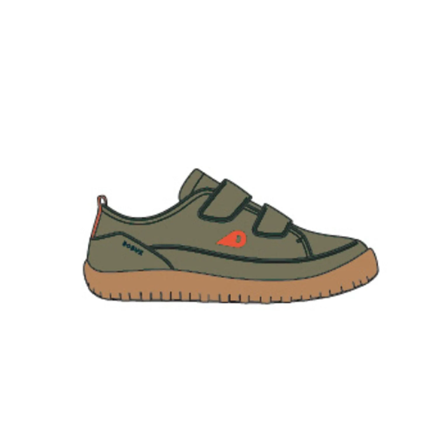 Детские босоногие кроссовки Bobux Alpha Kid Plus Dawn — Vetiver