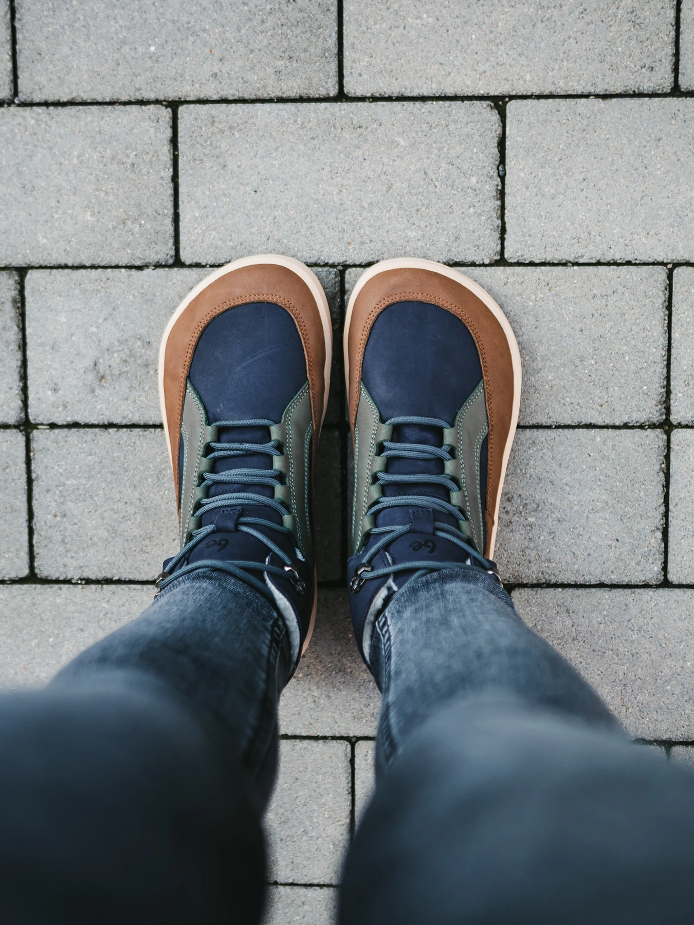 Босоногие ботинки Be Lenka York - тёмно-синий, коричневый и бежевый, фото 4