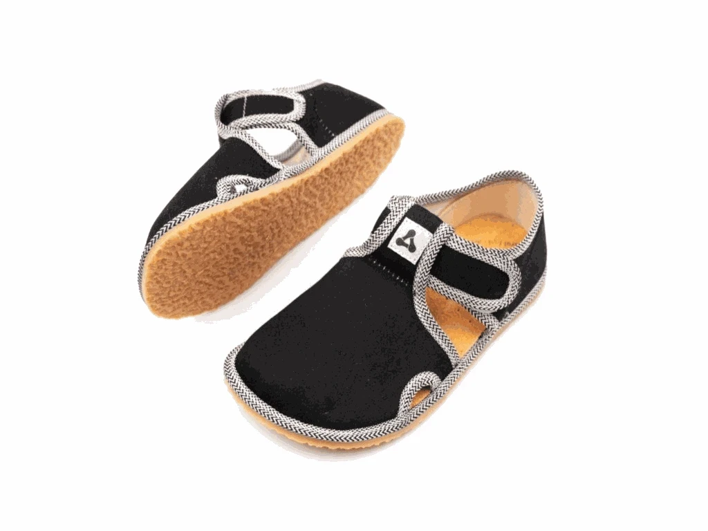 Тапочки Antal Rascal с поддержкой свода — чёрный (детские), фото 10
